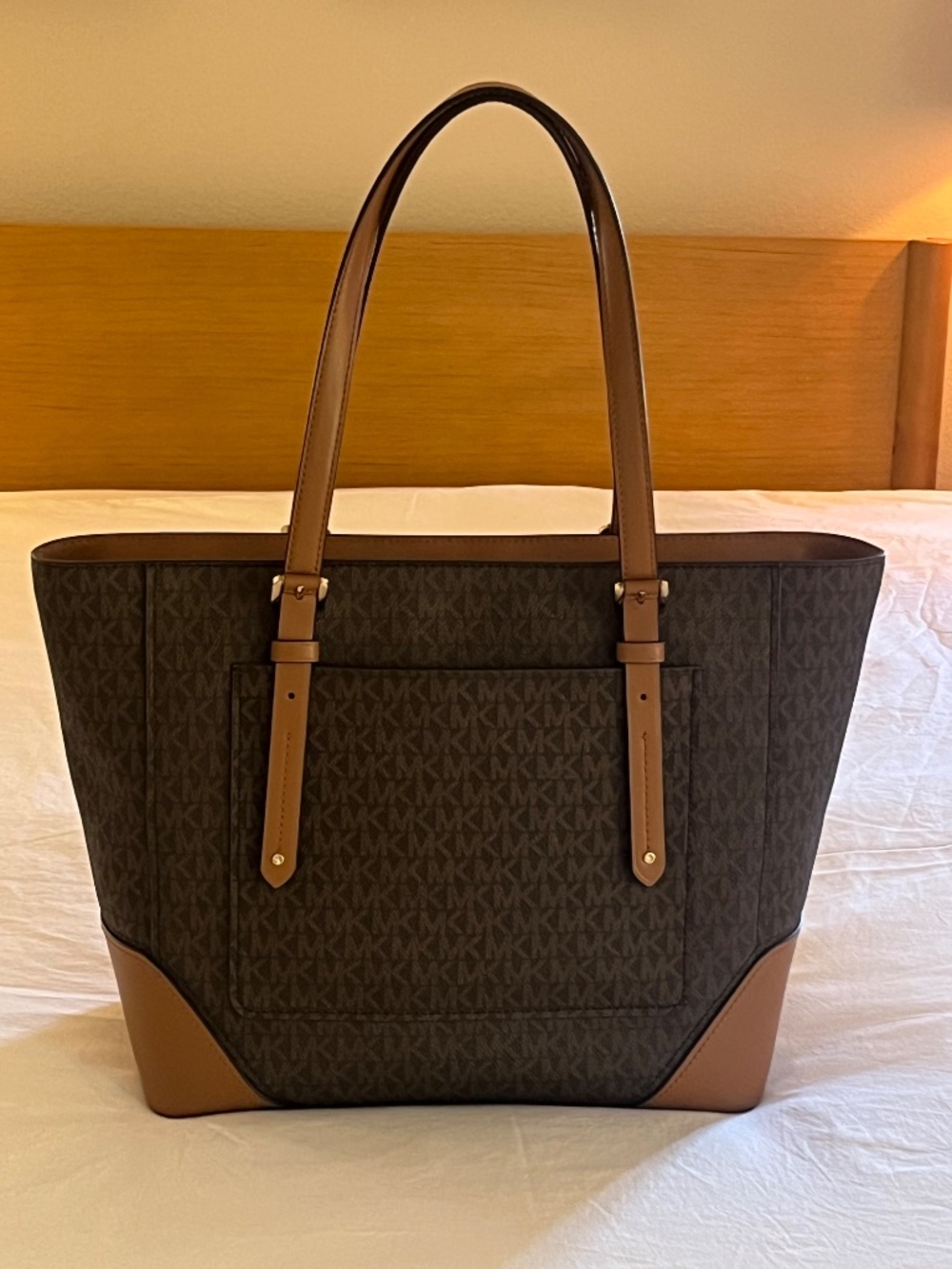 Michael Kors Brown Logo Handbag - Picture 4 of 6